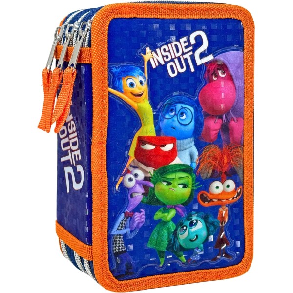 Inside Out | Astuccio 3D 3 Scomparti Bambini,...
