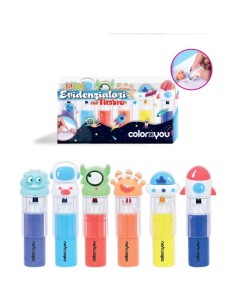 Colorxyou spring mini evidenziatori con timbro maschietto...