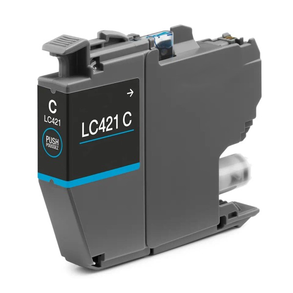 CARTUCCIA COMPATIBILE Brother LC421XL Ciano...