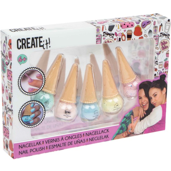 Create it! Smalto per unghie 5-pack Display Gelati