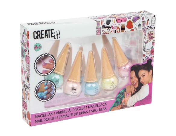 Create it! Smalto per unghie 5-pack Display Gelati