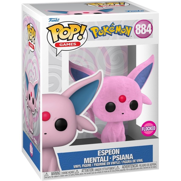 Funko POP! Games: Pokemon - Espeon - (Flocked)...