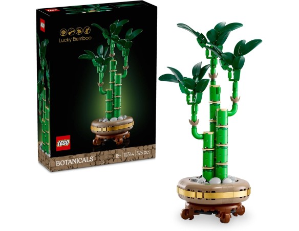 LEGO Botanicals Bambù del Buon Auspicio - Idee Regalo Donna o per la Festa della Mamma - Pianta Artificiale da Arredamento Inte