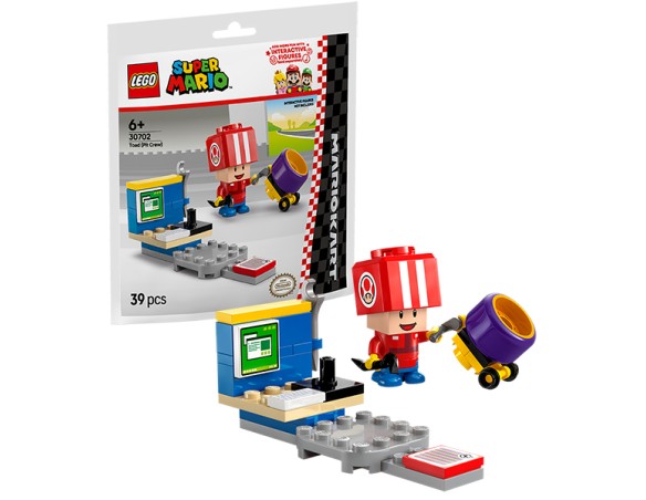 LEGO SUPER MARIO MARIO KART : TOAD (PIT STOP) 30702