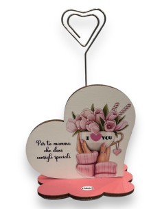 PORTAFOTO con SUPPORTO SPIRALE MAMMA -  ( Ideale per la... 2