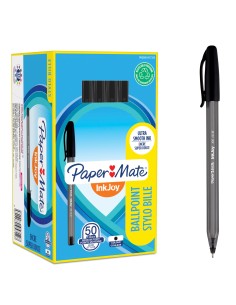 PENNA PAPERMATE INKJOY 100 MM.1.0 C/TAPPO NERO (COLORE NERO)