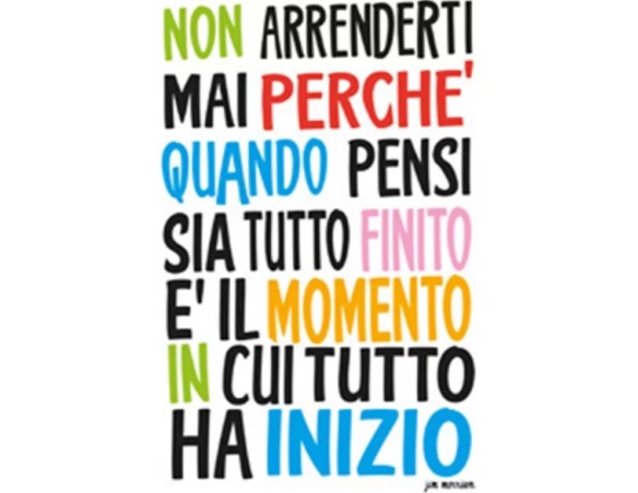 Legami ! BIGLIETTO D'AUGURI - BIGLIETTO D'AUGURI - Non Arrenderti
