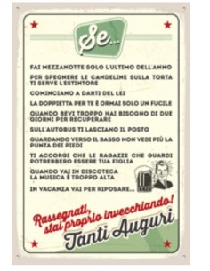 Legami ! BIGLIETTO D'AUGURI - BIGLIETTO D'AUGURI - SE LUI..