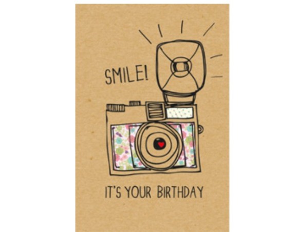 Legami ! BIGLIETTO D'AUGURI - BIGLIETTO D'AUGURI - SORRIDI..SMILE CAMERA