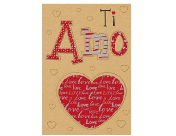 Legami ! BIGLIETTO D'AUGURI - BIGLIETTO D'AUGURI - TI AMO SAN VALENTINO