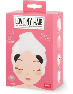 Legami - Turbante per Capelli Love My Hair, Asciugatura... 2