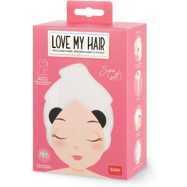 Legami - Turbante per Capelli Love My Hair,...