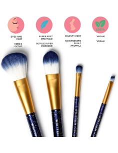 Legami - Set di 4 Pennelli per il Trucco, Oh My Glow!... 2