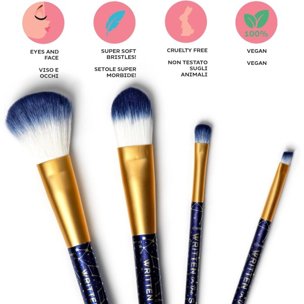 Legami - Set di 4 Pennelli per il Trucco, Oh My...