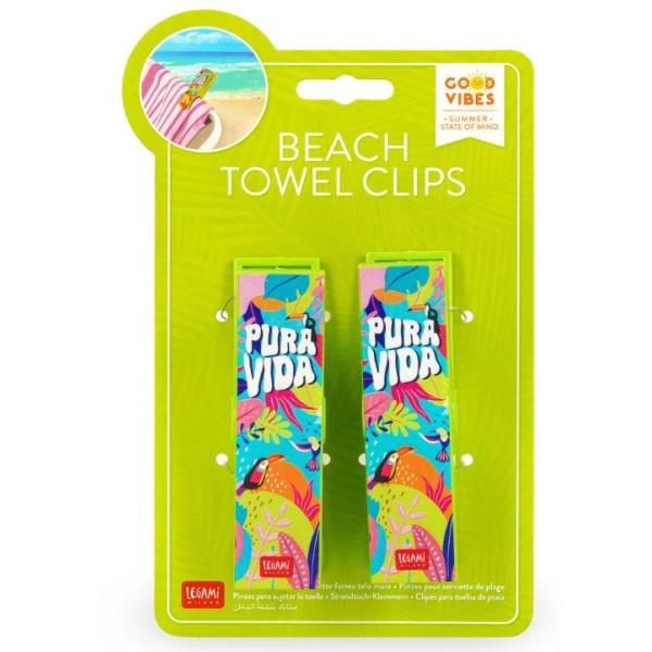 Legami - Set di 2 Mollette Ferma Telo Mare -...
