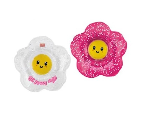 Legami - Porta bibite galleggiante, per Piscina, 2 spazi per posizionare bicchieri, Supporto gonfiabile per lattine, piccole bo