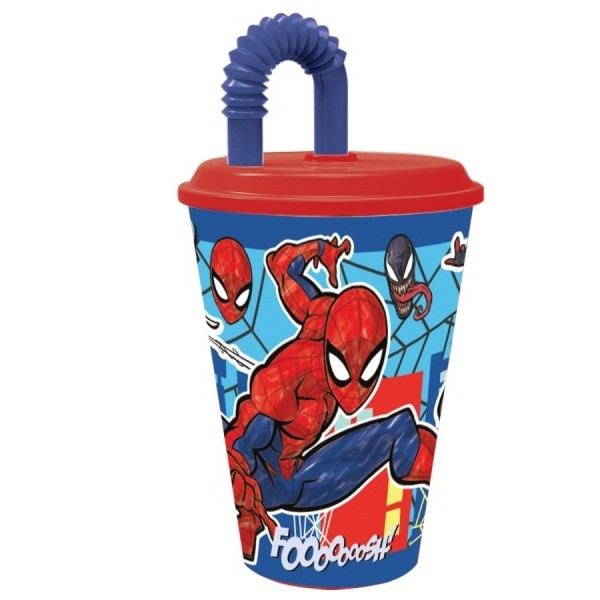 Spiderman | BICCHIERE CON CANNUCCIA SPIDERMAN...