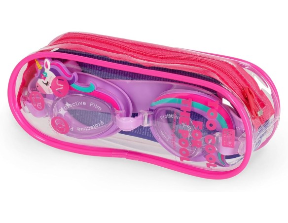 Legami - Occhialini da Nuoto, Occhialini Piscina Bambini, Lenti Antiappannamento, Protezione UV, con Fascia Elastica e Ponte Na