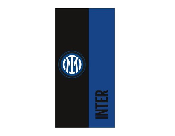 Inter | Telo mare F.C. Inter ufficiale spugna di cotone 70x140 cm K097 LOGO NUOVO