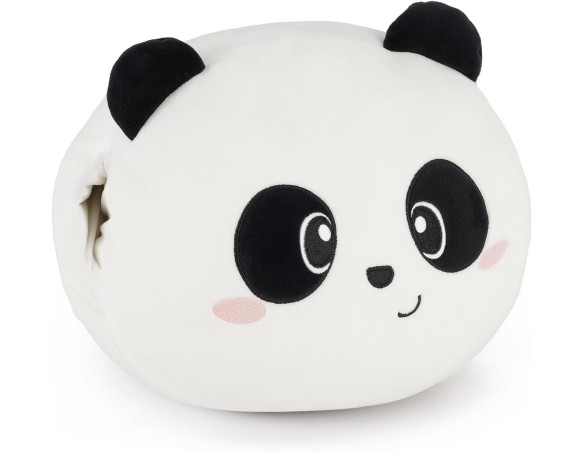 Legami - Cuscino Super Soft! Tema Panda, Apertura Scaldamani, Super Soffice, Idea Regalo, 34x26 cm