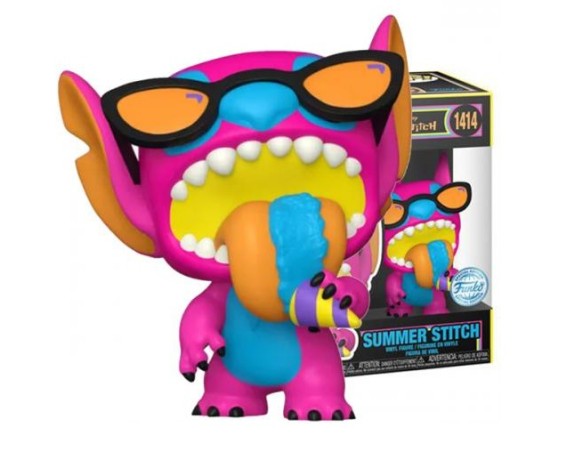 Funko Pop 1414 - Summer Stitch Black Light - Lilo & Stitch (Special Edition)