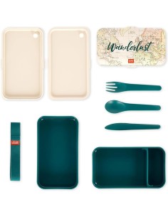 Legami - Porta Pranzo, Lunch Box con 3 Posate Incluse,...
