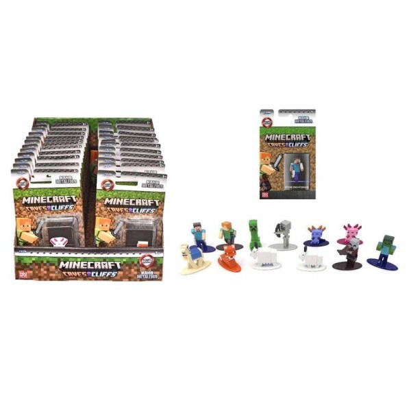 MINECRAFT BLISTER PERSONAGGI CM 4 61002 MINECRAFT