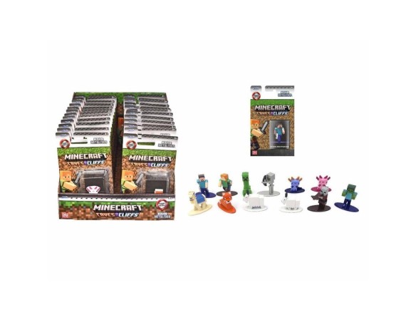 MINECRAFT BLISTER PERSONAGGI CM 4 61002 MINECRAFT