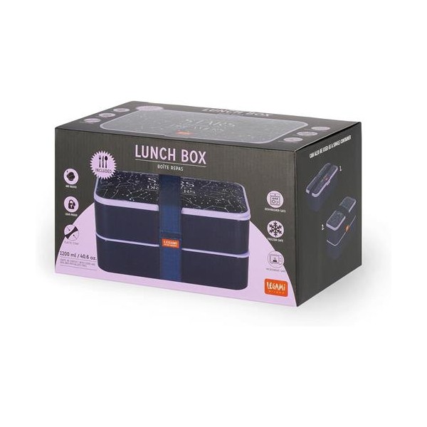 Legami - Porta Pranzo, Lunch Box con 3 Posate...