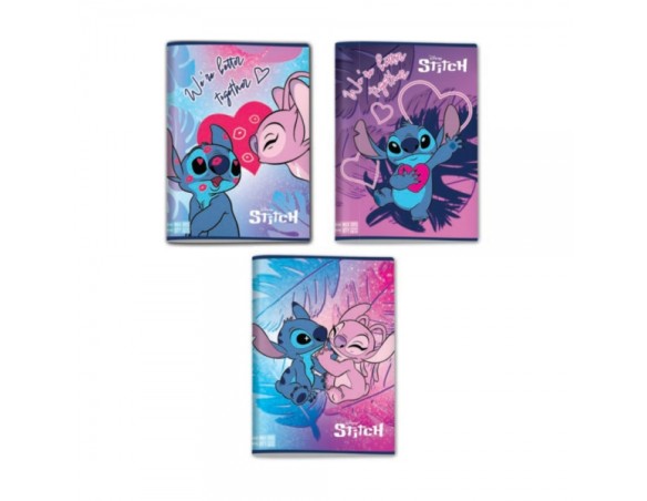 Quaderno Seven Maxi Disney Lilo & Stitch Cute And Fluffy 5 mm quadrettino 1 rigo