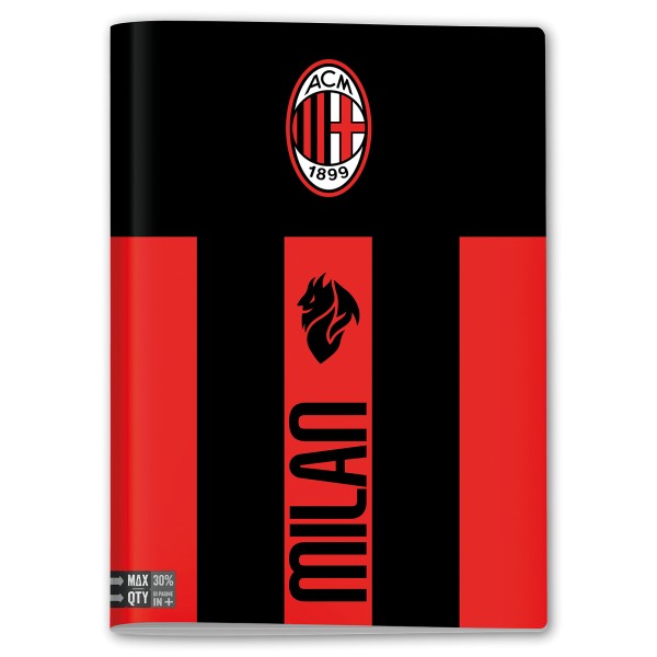 Quaderno maxi Milan formato a4 rigatura 1 Rigo...