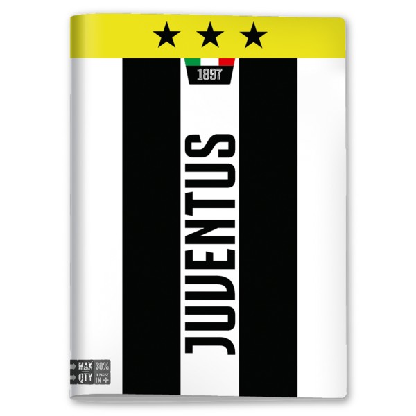 Quaderno maxi Juventus formato a4 rigatura 10MM...