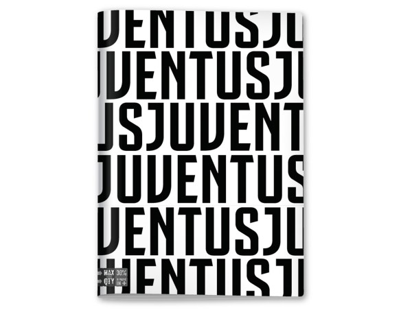 Quaderno maxi Juventus formato a4 rigatura 10MM E 5 MM quadrettino quadrettone
