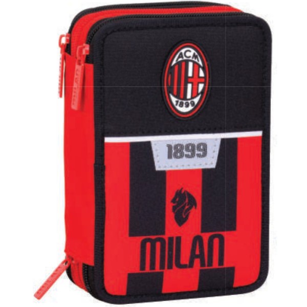 Milan | Astuccio Scuola Completo Seven 3 Zip...