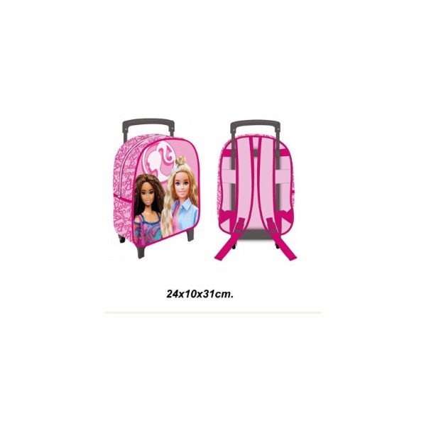 Barbie | Zaino Per Bambini Trolley Scolastico...