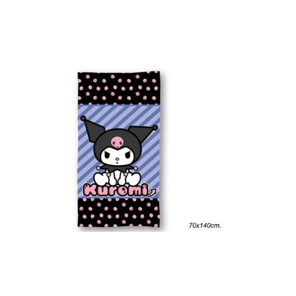 Kuromi | Telo mare 70x140cm Hello kitty kuromi