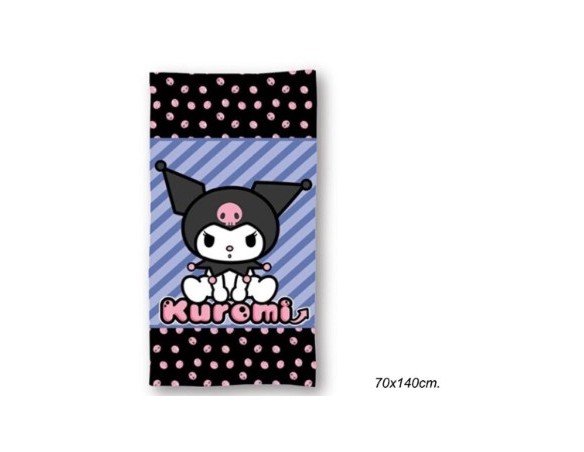 Kuromi | Telo mare 70x140cm Hello kitty kuromi