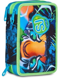 Seven | SJ GANG STYLE JAM GANG Astuccio Scuola 3 Zip Air...