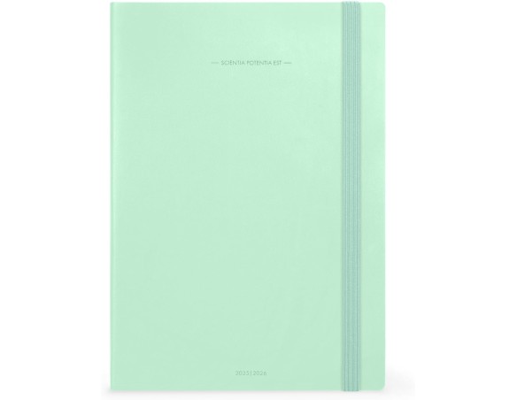 Legami - Agenda del Docente Large, Pastel Mint, Agenda Settimanale, 13 Mesi, da Agosto 2025 ad Agosto 2026, Pianificazione Dida