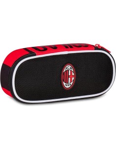 Milan | Seven Milan Portapenne Scuola Round Plus, Nero,...