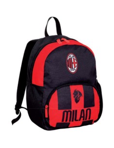 Milan | SEVEN Zaino Asilo Small, A.C. MILAN Calcio, Rosso...