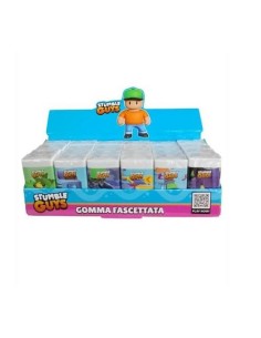 GOMMA CON FASCETTA IN ECO PVC TINTA UNITA STUMBLE GUYS...