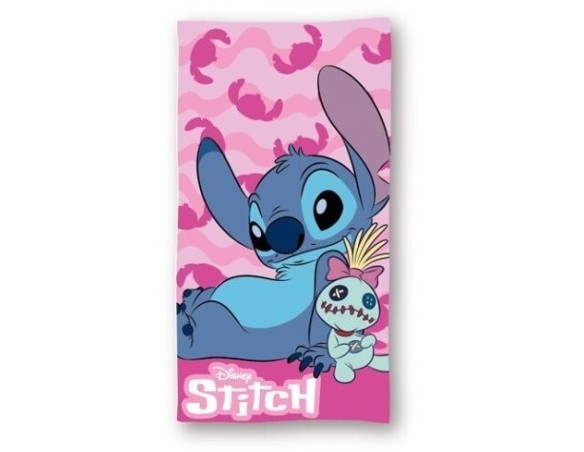 Lilo e stitch | TELO MARE LILO E STITCH BIMBA BAMBINA DISNEY 70x140 ROSA MICROFIBRA