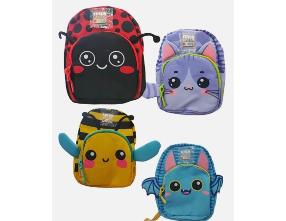 ZAINO ASILO BAMBINO BIMBO ZAINETTO TINTA UNITA KIDS BASIC 4 VARAIBILI