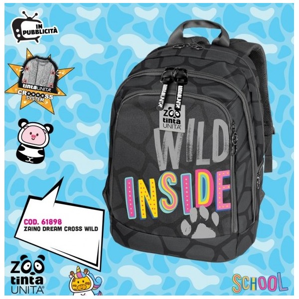 Zaino Dream Cross “Zoo Wild” 2025/2026- TintaUnita