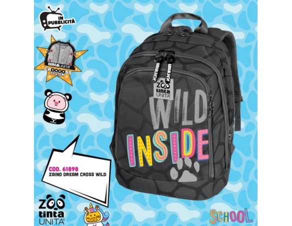 Zaino Dream Cross “Zoo Wild” 2025/2026- TintaUnita