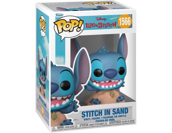 Funko Pop! Disney: L&S - Stitch in Sand - Lilo And Stitch - Figura in Vinile da Collezione - Idea Regalo - ( 1566 )