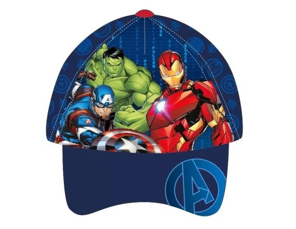 Avengers | Cappello con visiera regolabile stampa round – Avengers 53 - 55 cm
