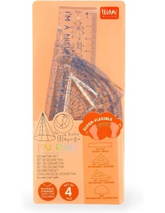 Legami - Set di Geometria, Set con Righello da 15 cm,...
