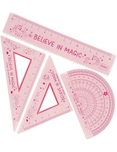 Legami - Set di Geometria, Set con Righello da 15 cm,... 2